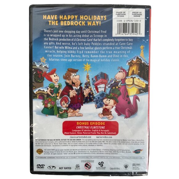 Flintstones Christmas Carol and Scooby Doo Merry Scary Holiday DVD Set - Picture 5 of 9